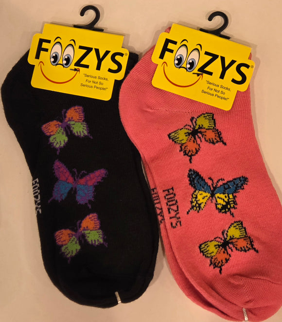 Beautiful Butterflies No Shows / Low Cut Socks  FL-10