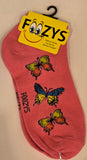 Beautiful Butterflies No Shows / Low Cut Socks  FL-10