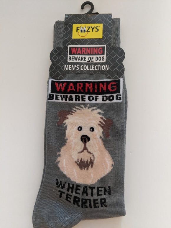 Wheaten Terrier - Men's Beware of Dog Canine Collection - BOD-37