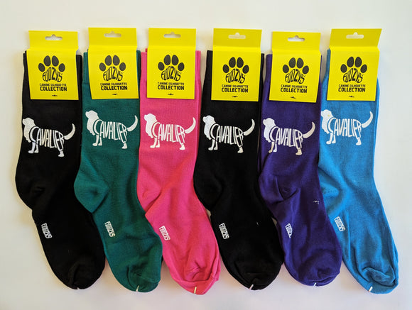 Cavalier King Charles Canine Silhouette Collection - 6 Pair Bundle Sale - FSC-09
