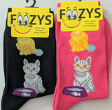 Cat & Yarn Ball Socks  FC-10  ON SALE NOW