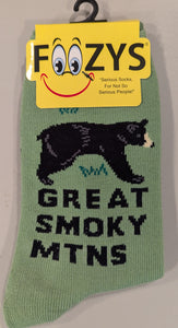 Great Smoky Mountains Black Bear Socks FC-181