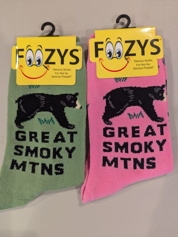 Great Smoky Mountains Black Bear Socks FC-181