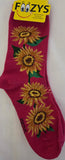 Sunflowers Unisex Socks  FC-293  NEW