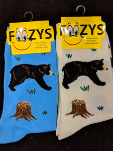 Black Bear & Brown Bear Socks  FC-54