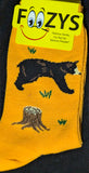 Black Bear & Brown Bear Socks  FC-54