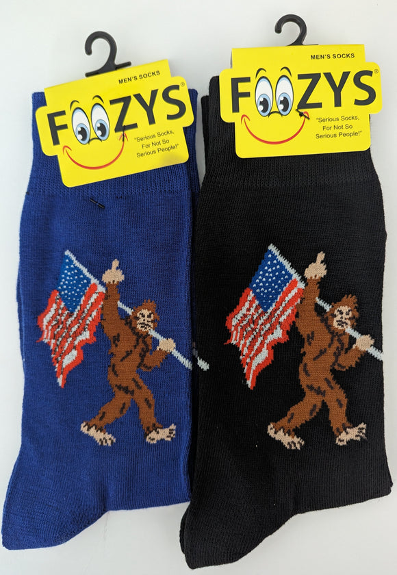 Bigfoot / Sasquatch America # 1 Men's Socks  FM-115