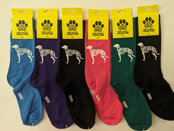 Greyhound Canine Silhouette Collection - 6 Pair Bundle Sale - FSC-23