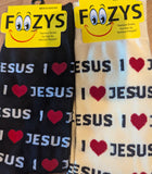 Religious I Love Jesus Men's Socks  FM-59