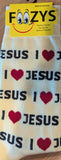 Religious I Love Jesus Men's Socks  FM-59