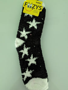 Fluffy / Fuzzy STARS Collection Socks  FF-06