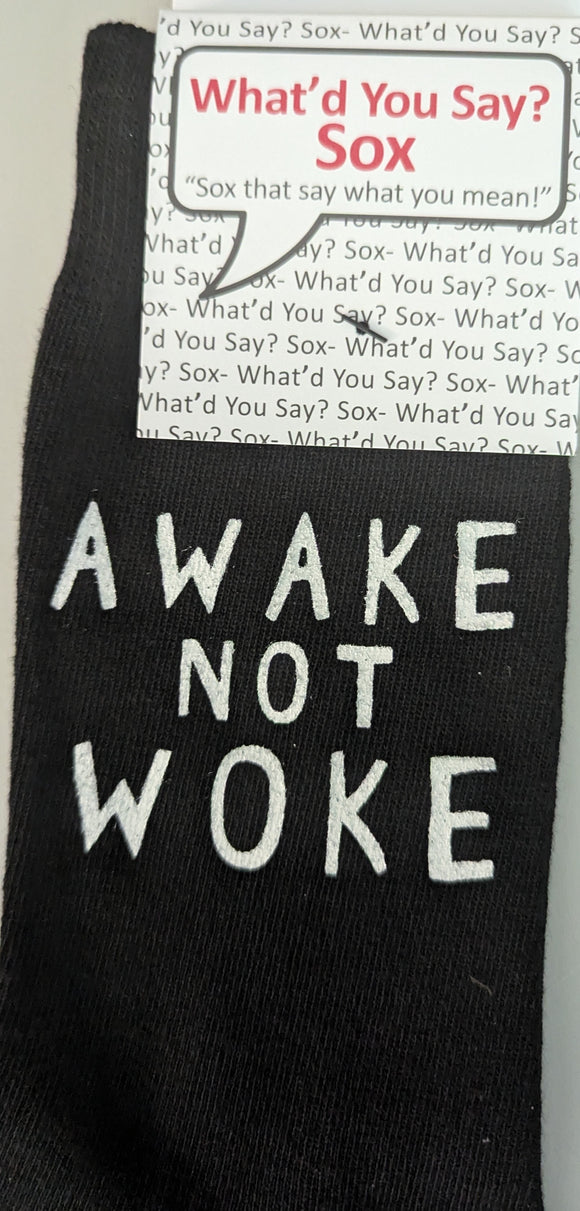 AWAKE NOT WOKE    WYS-133   UNISEX