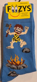 Cave Man Men's Socks  FM-120  NEW
