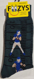 Football # 2 Men's Socks  FM-123  NEW