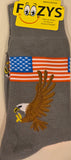 American Flag & Eagle Men's Socks   FM-54  ON SALE NOW