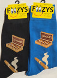 Cigars & Cigar Box Men's Socks FM-128  NEW