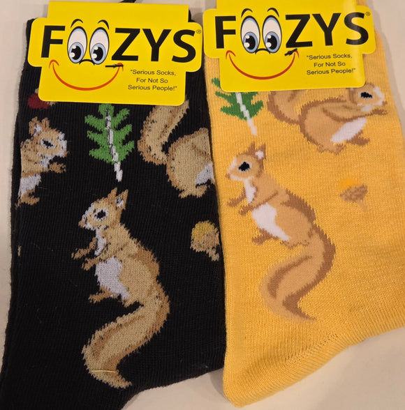 Squirrel Socks  FC-162  ON SALE NOW