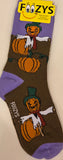 Jack-O'-Lantern Pumpkins Halloween Socks  WH-01