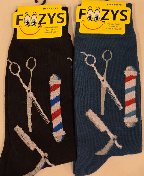 Barber Shop Men's Socks  FM-57  ON SALE NOW