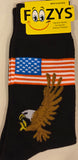 American Flag & Eagle Men's Socks   FM-54  ON SALE NOW