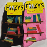 Books / Bookshelves / Teacher / Librarian Socks FC-283 NEW