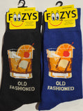 Old Fashioned / Whiskey Cocktail Men's Socks FM-126  NEW