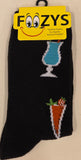 Daiquiri Tropical Cocktail Socks  FC-39  ON SALE NOW
