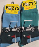 Golf Cart on a Golf Course Men's Socks  FM-121  NEW