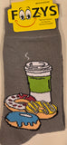 Donuts & Coffee To Go Men's Socks  FM-36  ON SALE NOW