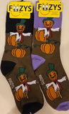 Jack-O'-Lantern Pumpkins Halloween Socks  WH-01