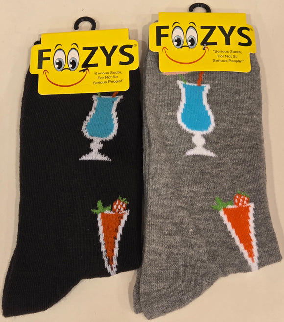 Daiquiri Tropical Cocktail Socks  FC-39  ON SALE NOW
