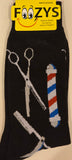 Barber Shop Men's Socks  FM-57  ON SALE NOW