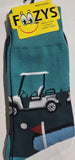 Golf Cart on a Golf Course Men's Socks  FM-121  NEW