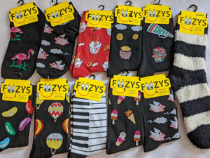 11 Pair Sock Bundle "F-2"  -  What you see in the picture is what you get - While Supplies Last - Bundle Includes 2 pairs of No Shows