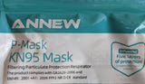 KN95 Mask - 5 Pieces - ANNEW - P-MASK  Filtering Particulate Protection Respirator