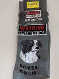 Border Collie - Men's Beware of Dog Canine Collection - BOD-03