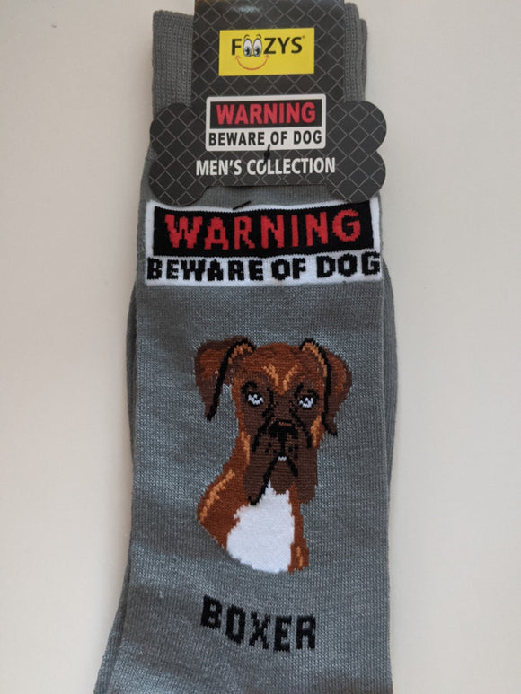Boxer - Men's Beware of Dog Canine Collection - BOD-05