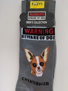 Chihuahua - Men's Beware of Dog Canine Collection - BOD-08
