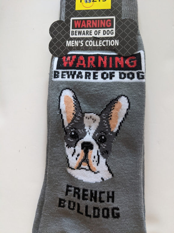 French Bulldog - Men's Beware of Dog Canine Collection - BOD-13