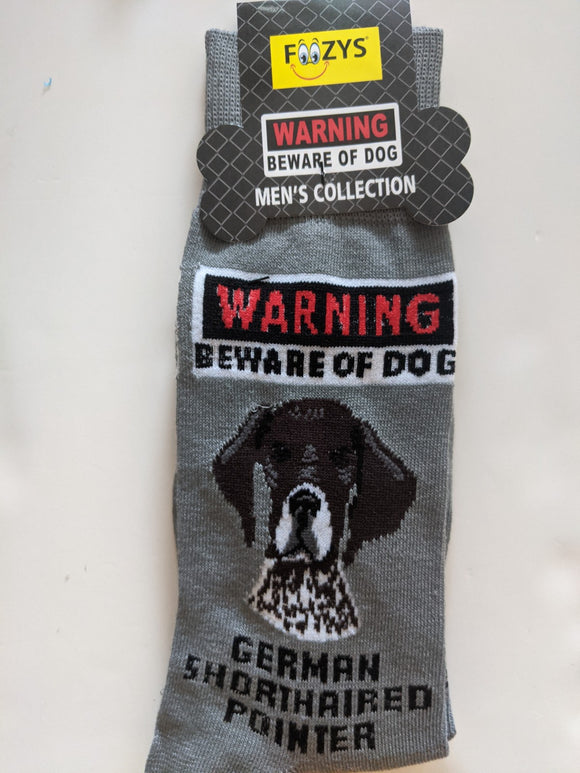 German Shorthaired Pointer - Men's Beware of Dog Canine Collection - BOD-15