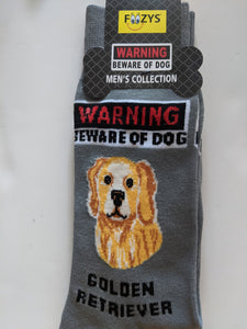 Golden Retriever - Men's Beware of Dog Canine Collection - BOD-16