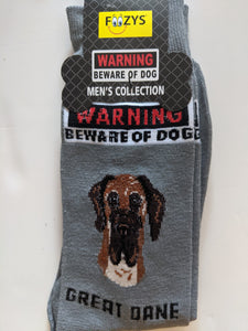 Great Dane - Men's Beware of Dog Canine Collection - BOD-18