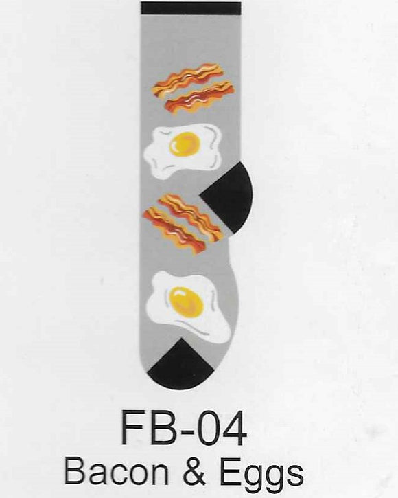 Bacon & Eggs Kids Socks   FB-04