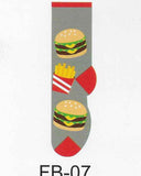 Hamburger & Fries Kids Socks  FB-07