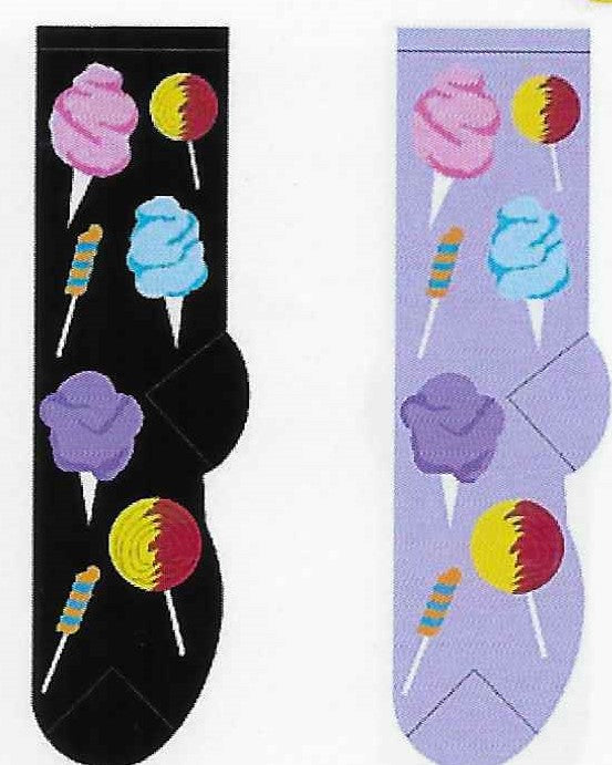 Cotton Candy & Lollipops Socks  FC-100