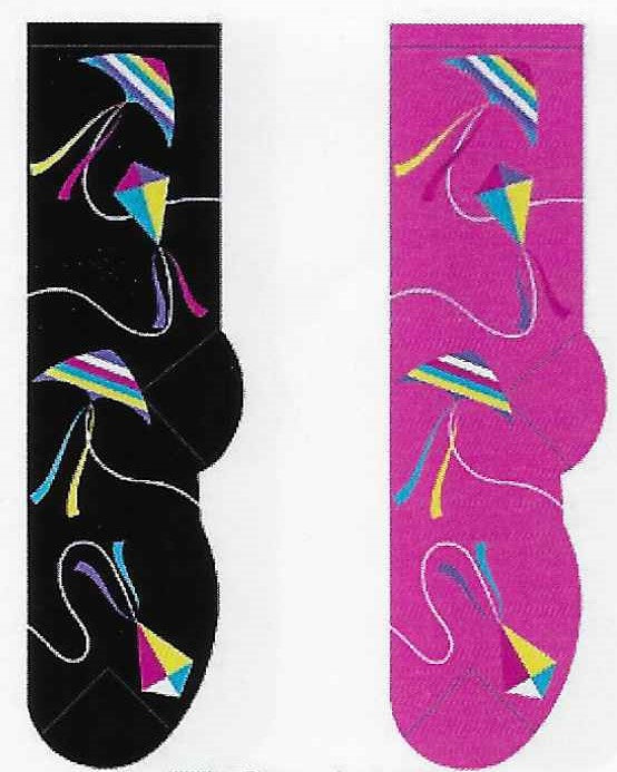 Colorful Kites Socks  FC-111