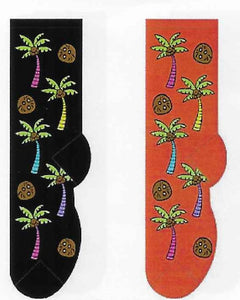 Coconuts & Palm Trees Socks  FC-124