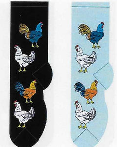 Chicken & Rooster Socks  FC-163