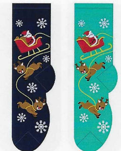Santa & Reindeer Socks  FC-172