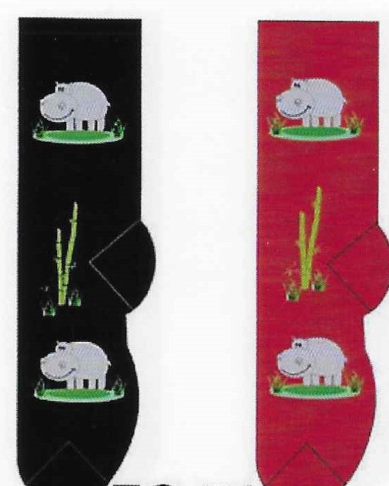 Hippopotamus Socks  FC-51